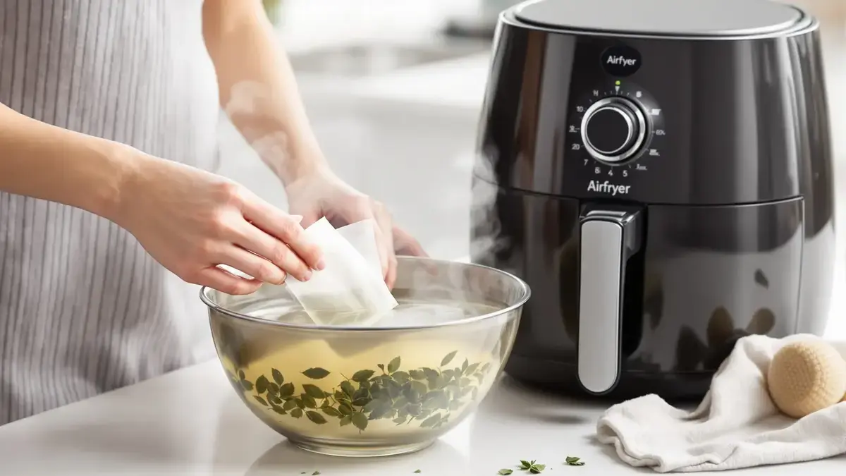 Verwandeln Sie Ihre Airfryer-Reinigungsroutine mit diesem einfachen Trick und einem Teebeutel